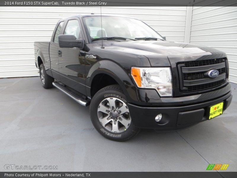 Tuxedo Black / Steel Grey 2014 Ford F150 STX SuperCab