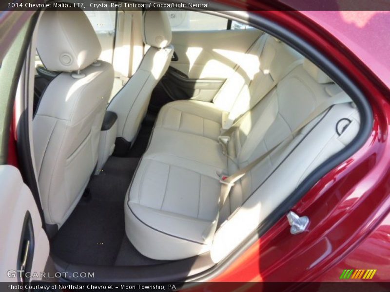 Crystal Red Tintcoat / Cocoa/Light Neutral 2014 Chevrolet Malibu LTZ