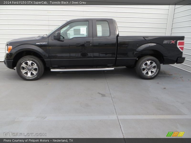 Tuxedo Black / Steel Grey 2014 Ford F150 STX SuperCab