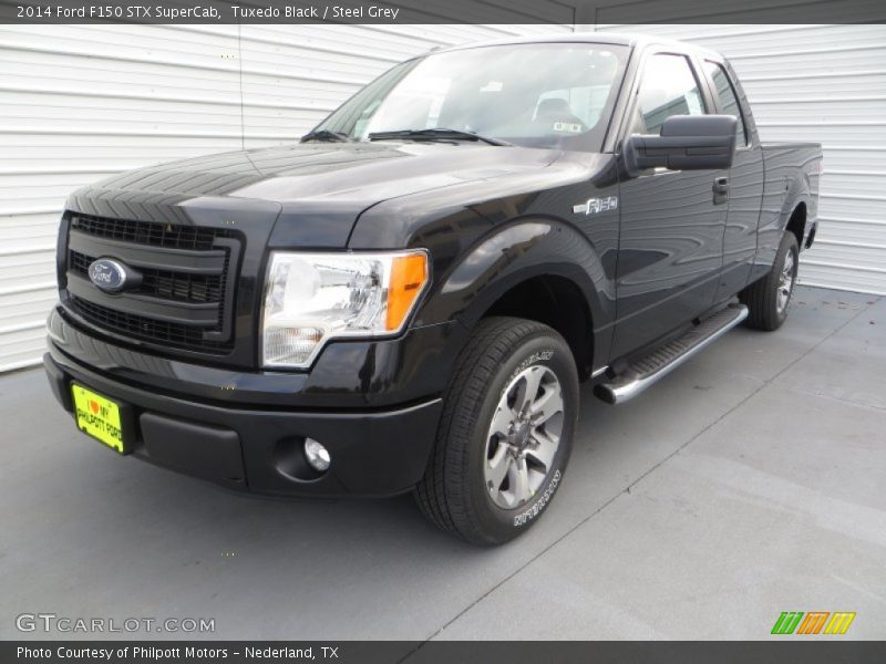Tuxedo Black / Steel Grey 2014 Ford F150 STX SuperCab