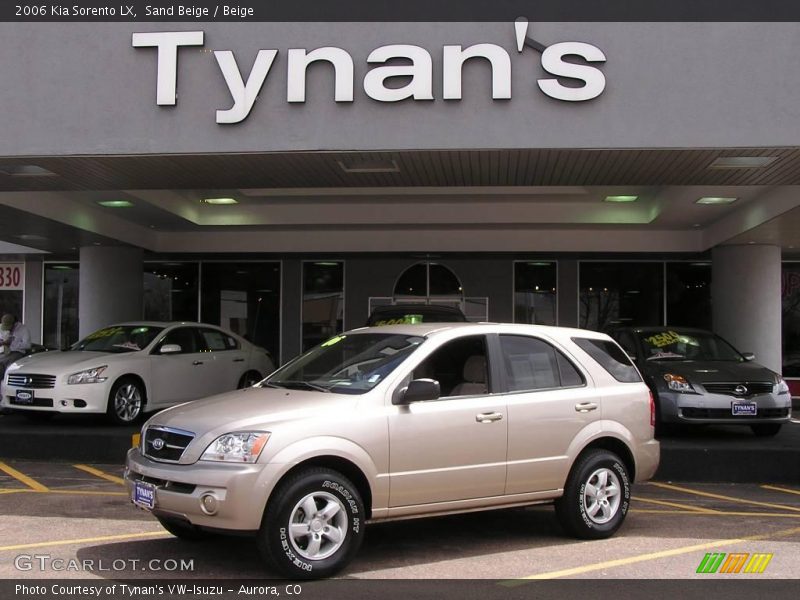 Sand Beige / Beige 2006 Kia Sorento LX