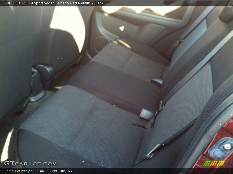 Cherry Red Metallic / Black 2008 Suzuki SX4 Sport Sedan