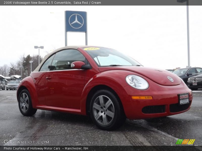 Salsa Red / Cream 2006 Volkswagen New Beetle 2.5 Convertible