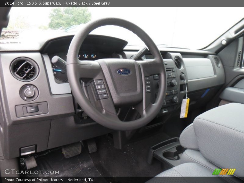 Tuxedo Black / Steel Grey 2014 Ford F150 STX SuperCab