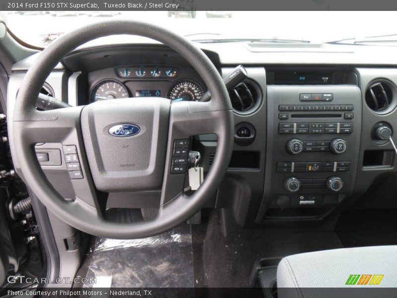 Tuxedo Black / Steel Grey 2014 Ford F150 STX SuperCab