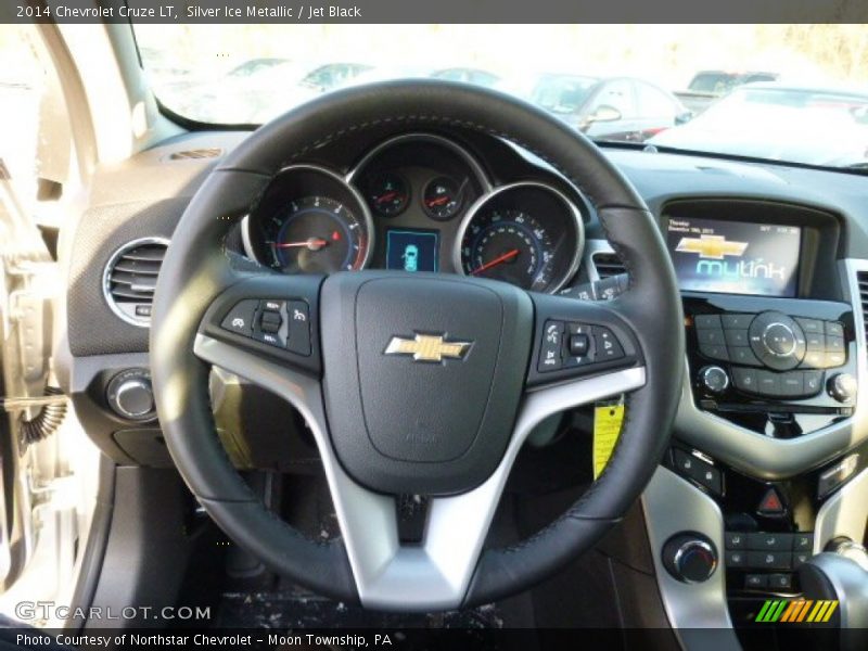Silver Ice Metallic / Jet Black 2014 Chevrolet Cruze LT