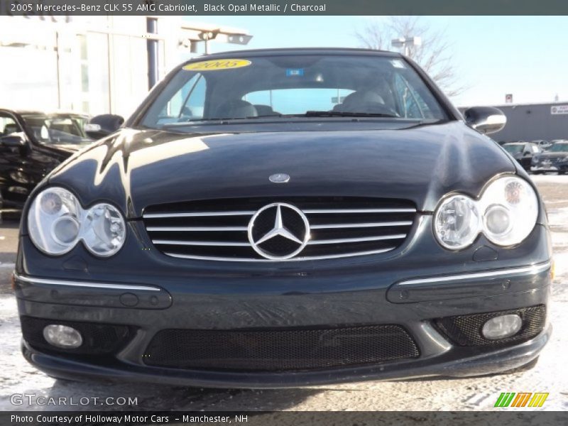 Black Opal Metallic / Charcoal 2005 Mercedes-Benz CLK 55 AMG Cabriolet