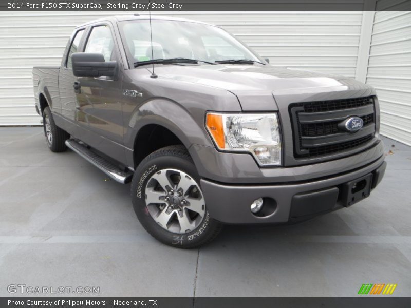 Sterling Grey / Steel Grey 2014 Ford F150 STX SuperCab