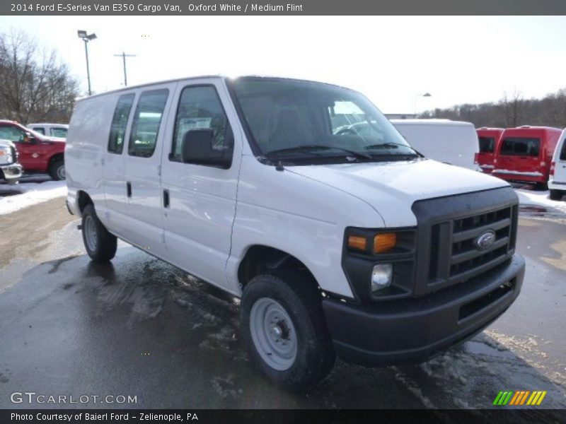 Oxford White / Medium Flint 2014 Ford E-Series Van E350 Cargo Van