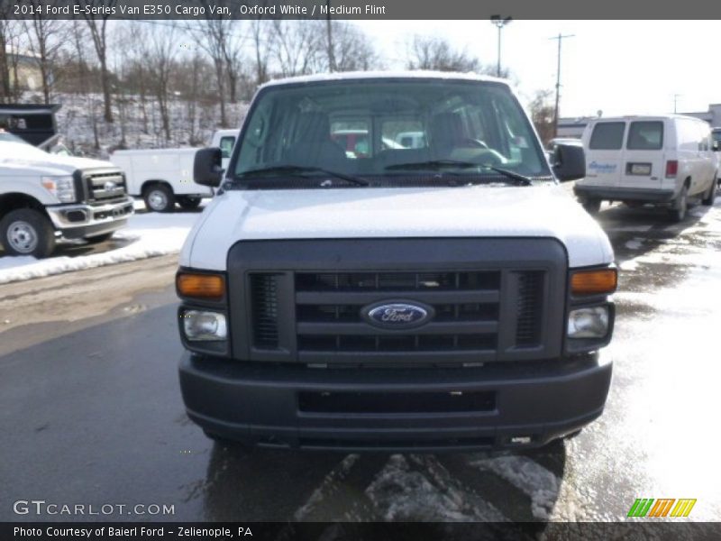 Oxford White / Medium Flint 2014 Ford E-Series Van E350 Cargo Van