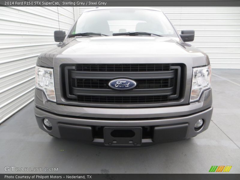 Sterling Grey / Steel Grey 2014 Ford F150 STX SuperCab