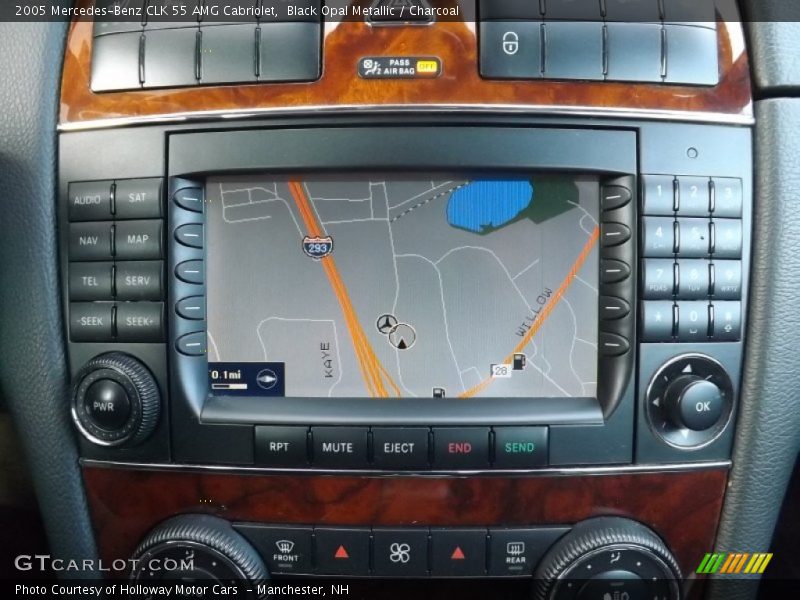 Navigation of 2005 CLK 55 AMG Cabriolet