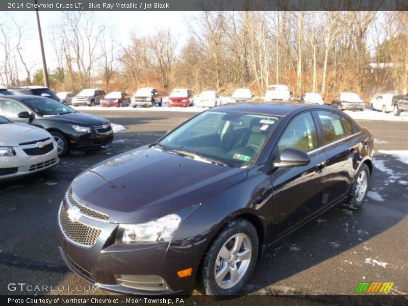 Blue Ray Metallic / Jet Black 2014 Chevrolet Cruze LT
