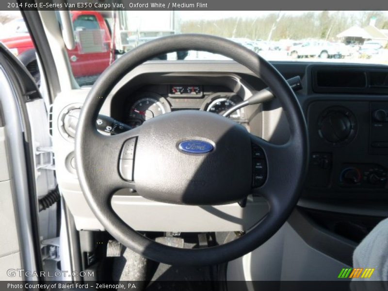 Oxford White / Medium Flint 2014 Ford E-Series Van E350 Cargo Van