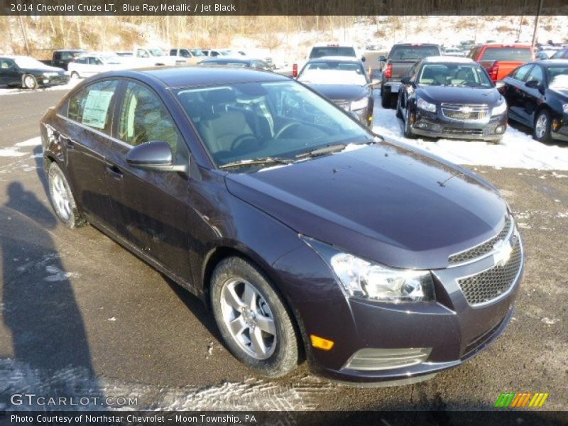 Blue Ray Metallic / Jet Black 2014 Chevrolet Cruze LT