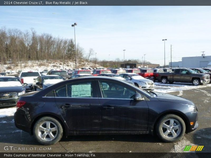 Blue Ray Metallic / Jet Black 2014 Chevrolet Cruze LT