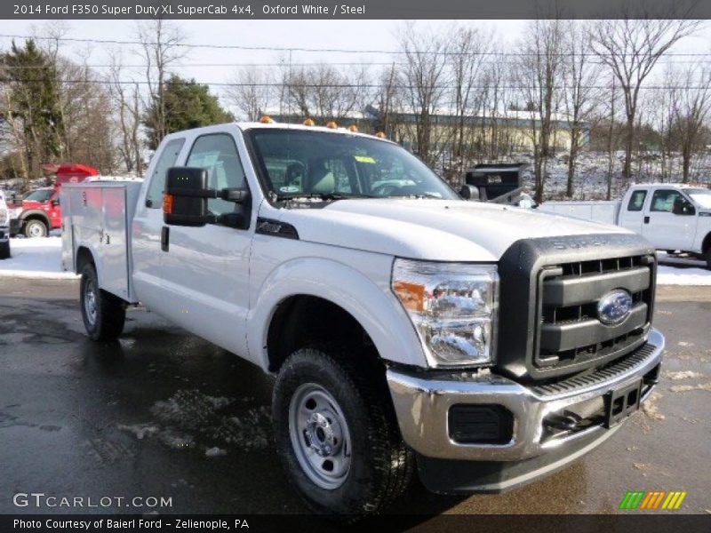 Oxford White / Steel 2014 Ford F350 Super Duty XL SuperCab 4x4