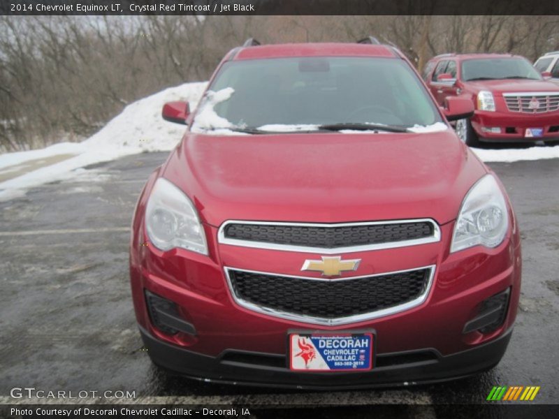 Crystal Red Tintcoat / Jet Black 2014 Chevrolet Equinox LT
