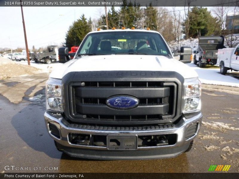 Oxford White / Steel 2014 Ford F350 Super Duty XL SuperCab 4x4