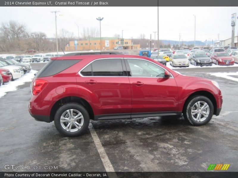 Crystal Red Tintcoat / Jet Black 2014 Chevrolet Equinox LT