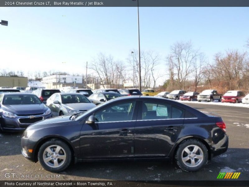 Blue Ray Metallic / Jet Black 2014 Chevrolet Cruze LT