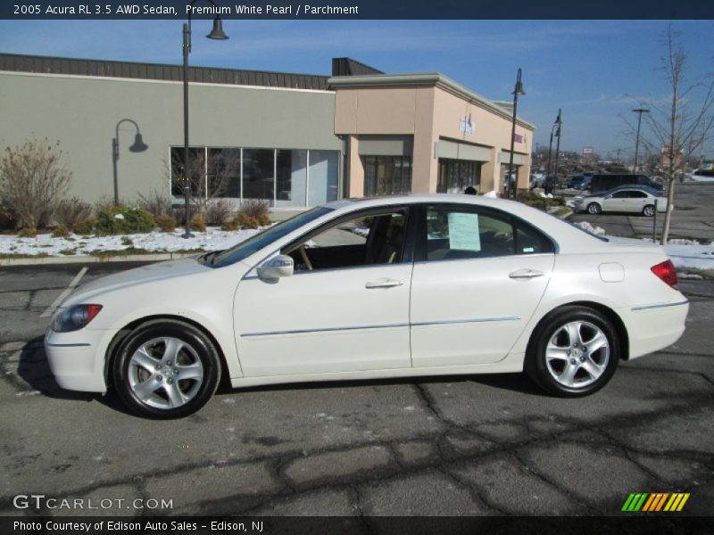 Premium White Pearl / Parchment 2005 Acura RL 3.5 AWD Sedan
