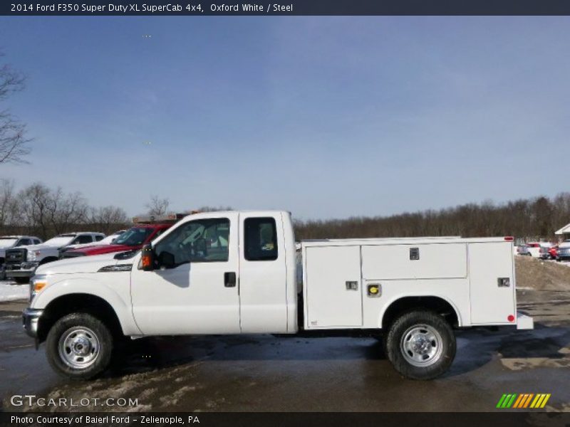 Oxford White / Steel 2014 Ford F350 Super Duty XL SuperCab 4x4