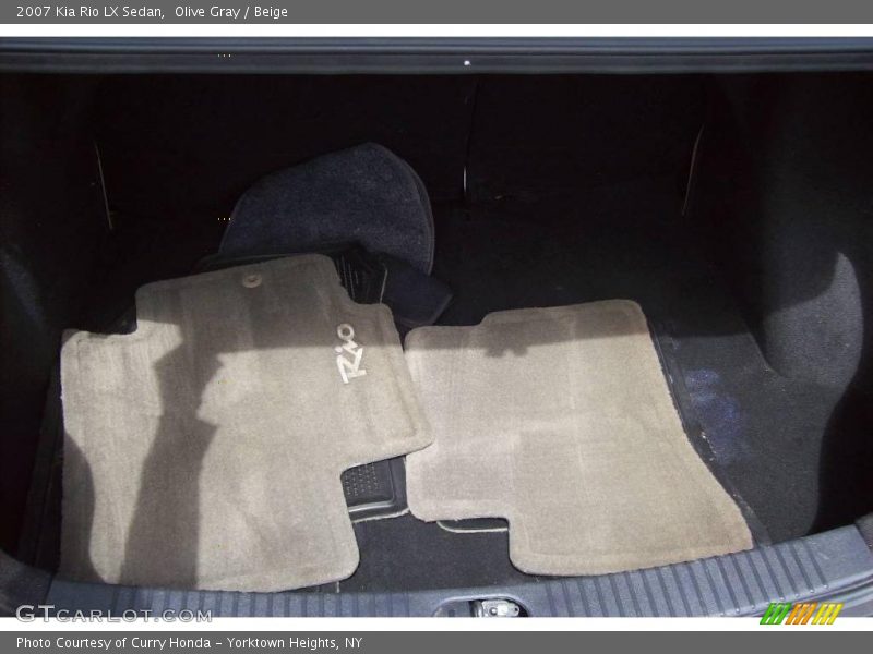 Olive Gray / Beige 2007 Kia Rio LX Sedan