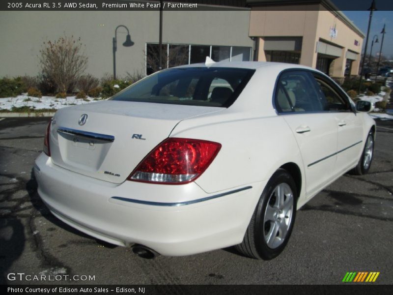 Premium White Pearl / Parchment 2005 Acura RL 3.5 AWD Sedan