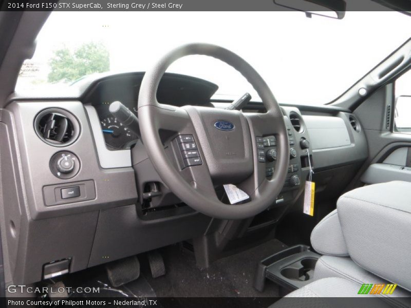 Sterling Grey / Steel Grey 2014 Ford F150 STX SuperCab