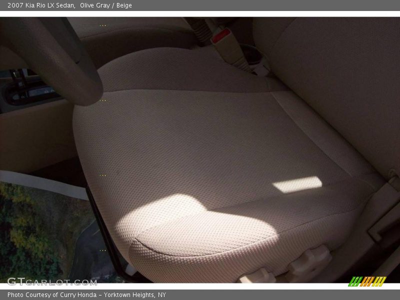 Olive Gray / Beige 2007 Kia Rio LX Sedan