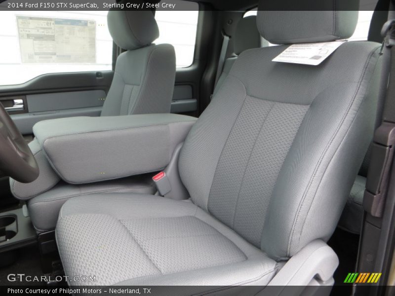 Sterling Grey / Steel Grey 2014 Ford F150 STX SuperCab