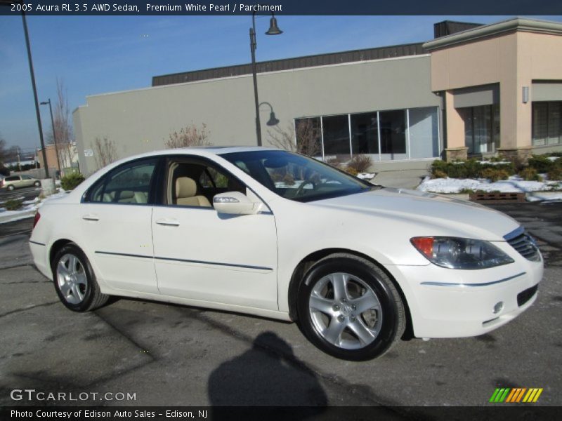 Premium White Pearl / Parchment 2005 Acura RL 3.5 AWD Sedan