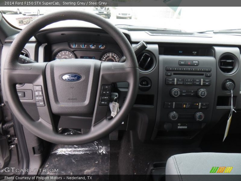 Sterling Grey / Steel Grey 2014 Ford F150 STX SuperCab