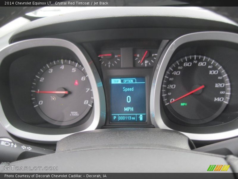 Crystal Red Tintcoat / Jet Black 2014 Chevrolet Equinox LT
