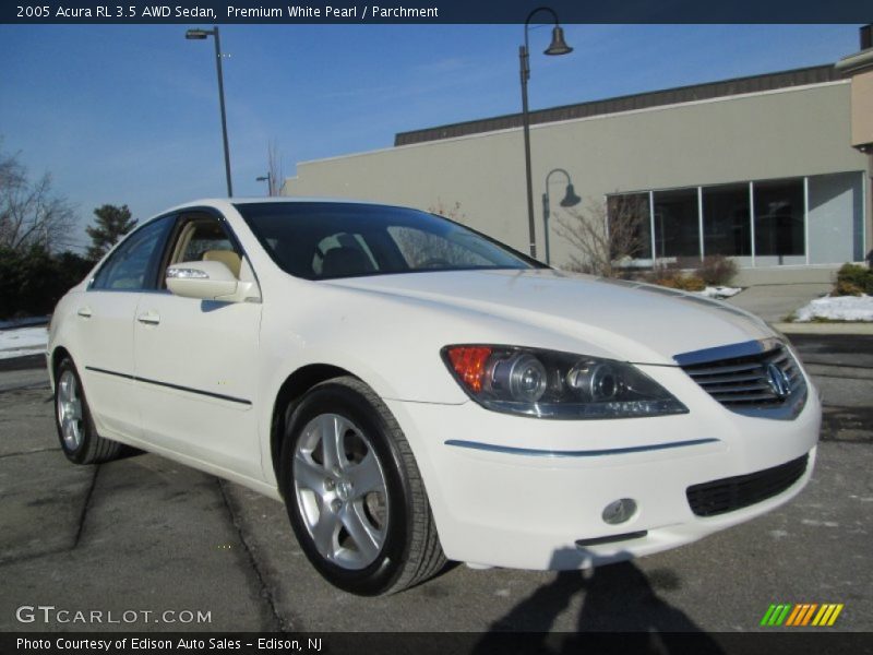 Premium White Pearl / Parchment 2005 Acura RL 3.5 AWD Sedan