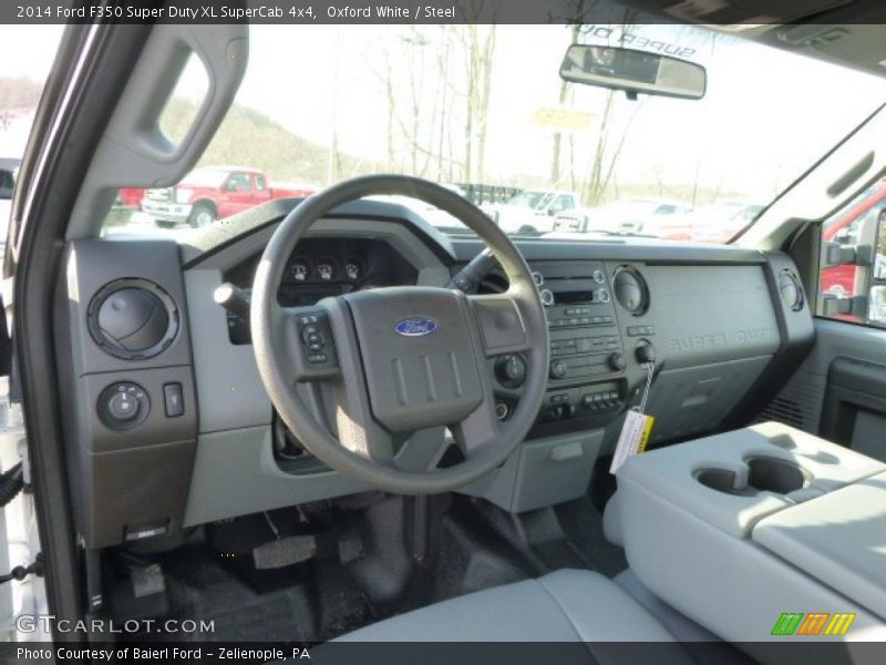Oxford White / Steel 2014 Ford F350 Super Duty XL SuperCab 4x4
