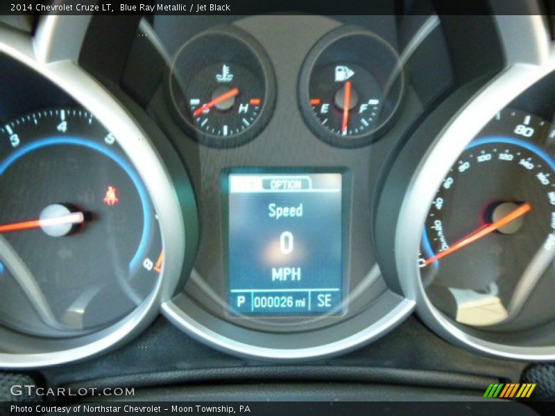 Blue Ray Metallic / Jet Black 2014 Chevrolet Cruze LT