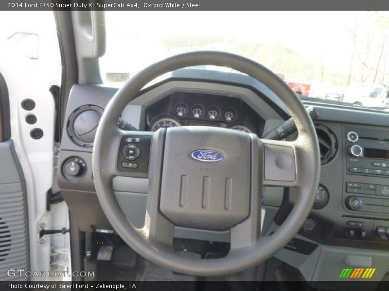 Oxford White / Steel 2014 Ford F350 Super Duty XL SuperCab 4x4