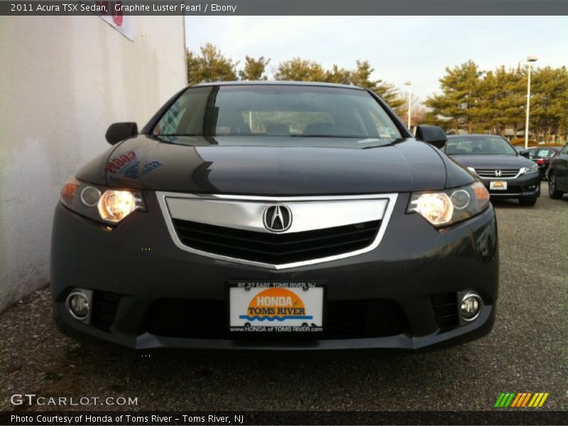Graphite Luster Pearl / Ebony 2011 Acura TSX Sedan