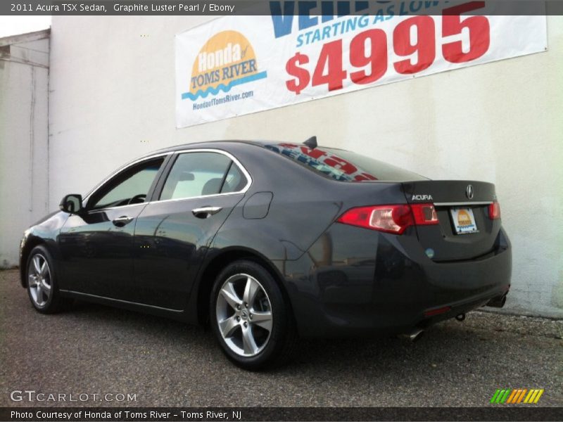 Graphite Luster Pearl / Ebony 2011 Acura TSX Sedan