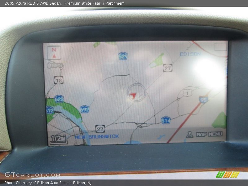 Navigation of 2005 RL 3.5 AWD Sedan