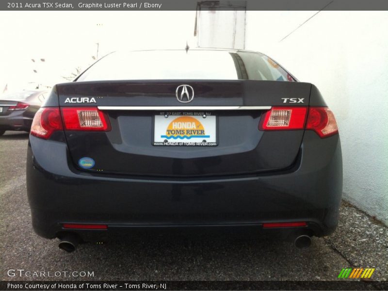 Graphite Luster Pearl / Ebony 2011 Acura TSX Sedan