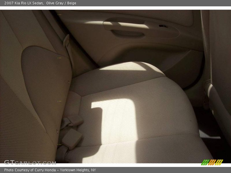 Olive Gray / Beige 2007 Kia Rio LX Sedan