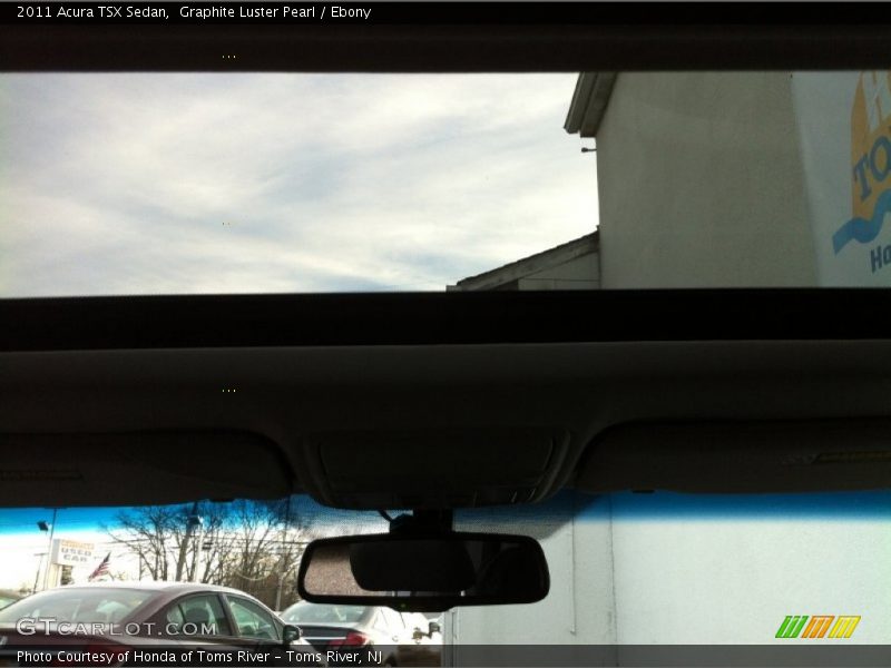 Graphite Luster Pearl / Ebony 2011 Acura TSX Sedan