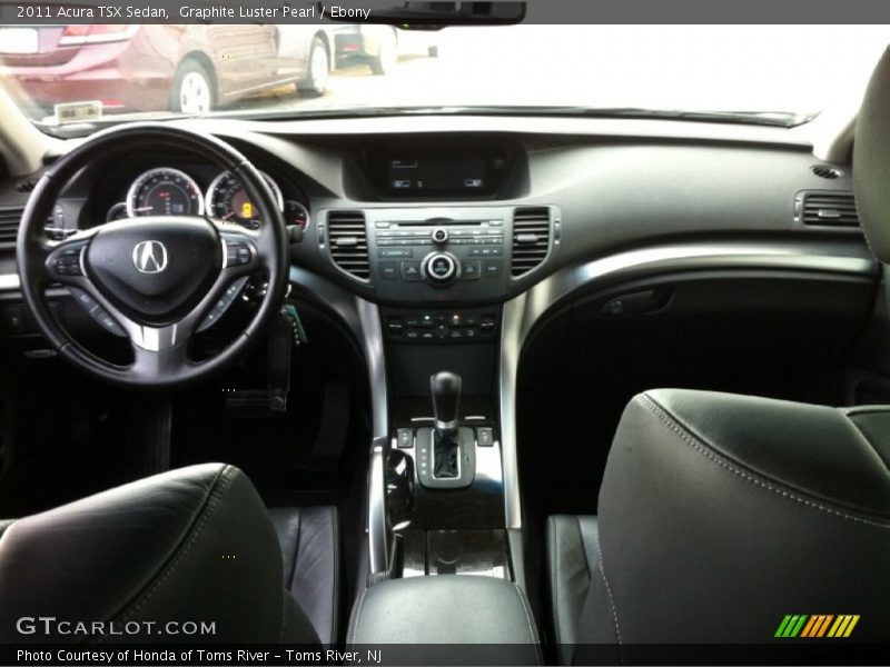 Graphite Luster Pearl / Ebony 2011 Acura TSX Sedan