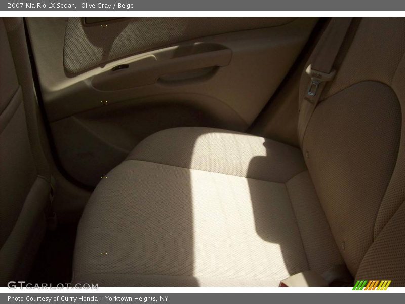 Olive Gray / Beige 2007 Kia Rio LX Sedan