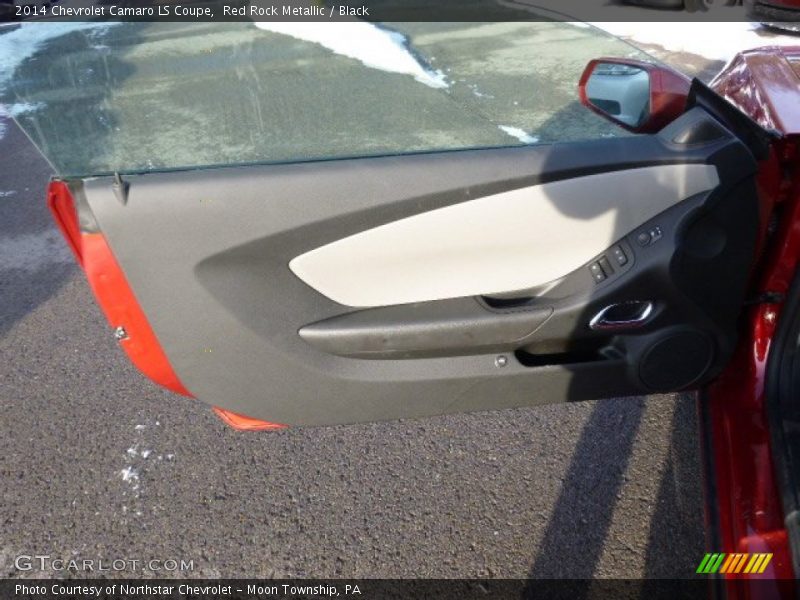 Red Rock Metallic / Black 2014 Chevrolet Camaro LS Coupe