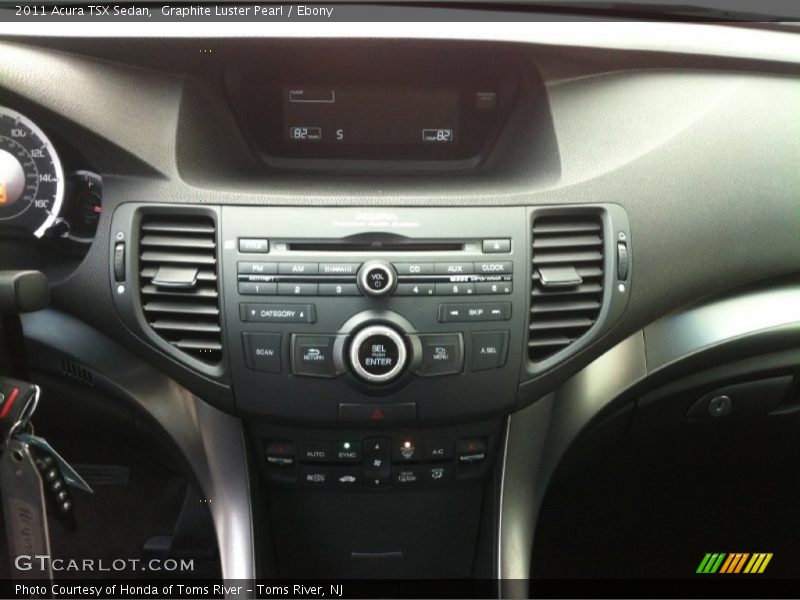 Graphite Luster Pearl / Ebony 2011 Acura TSX Sedan