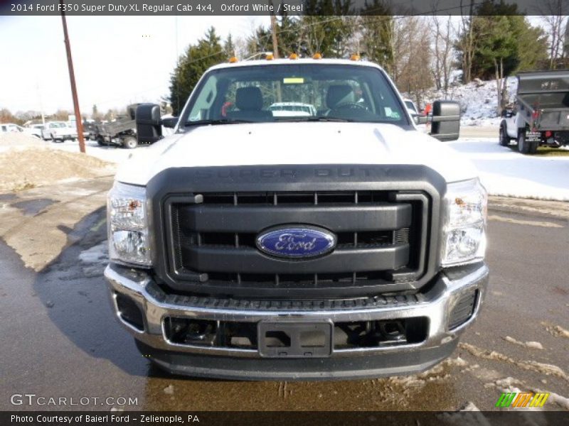 Oxford White / Steel 2014 Ford F350 Super Duty XL Regular Cab 4x4